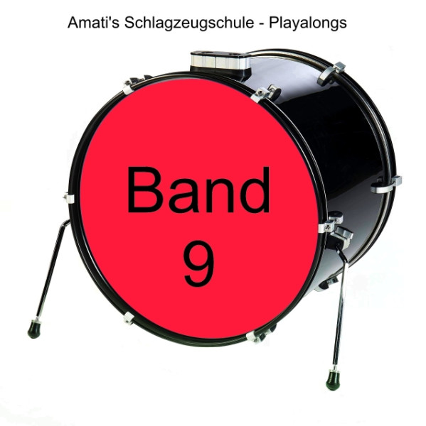 Amatis Schlagzeugschule Band 9 - Hard Rock - Playbacks