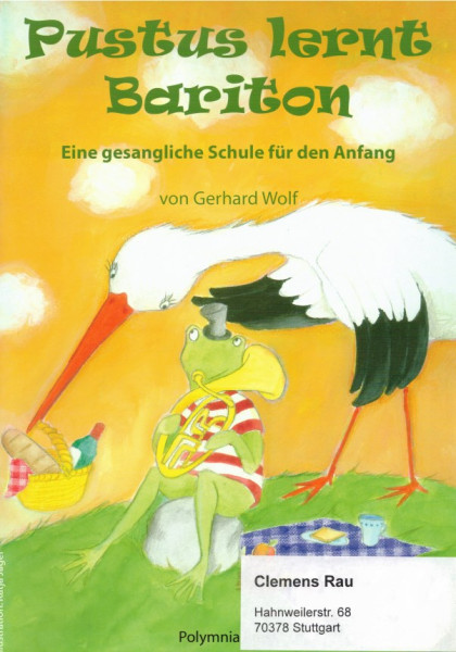 Gerhard Wolf - Pustus lernt Bariton