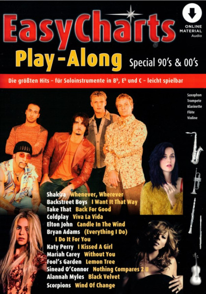 Easy Charts Play-Along Special 90s & 00s
