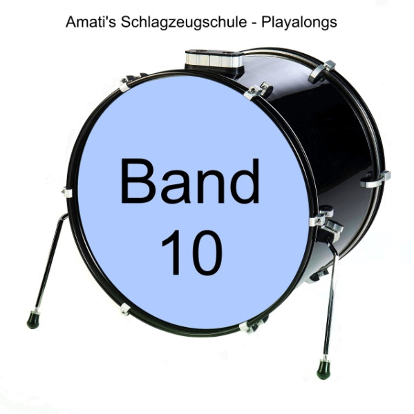 Amatis Schlagzeugschule Band 10 - Standardbeats - Playbacks
