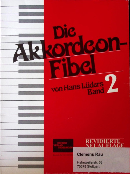 Hans Lüders - Die Akkordeonfibel - Band 2