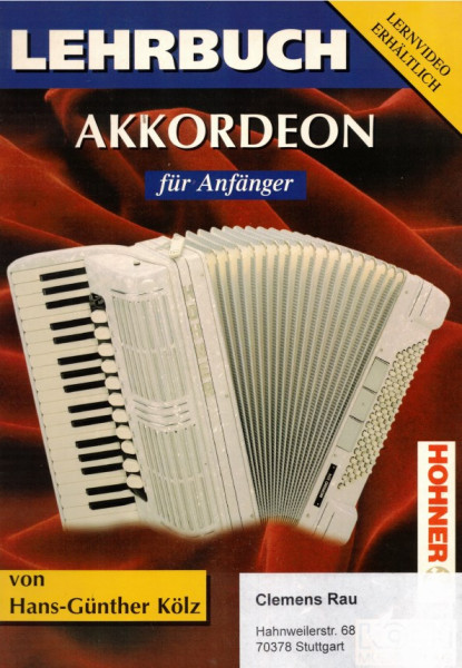 Hans-Günther Kölz - Akkordeon für Anfänger