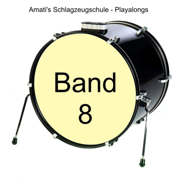 Amatis Schlagzeugschule Band 8 - Reggae - Playbacks